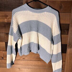 Striped Crop Sweater